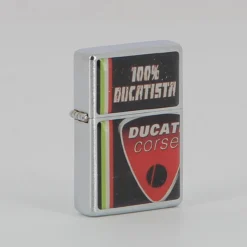 Accendino In Metallo Ducatista Nero