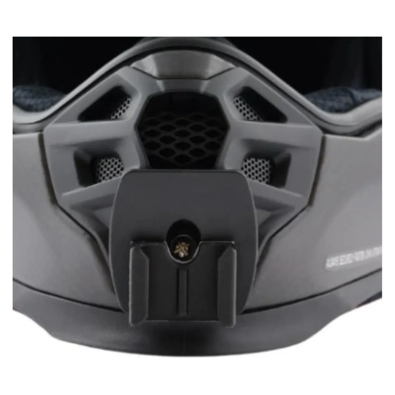 Adf-9000 Air Action Cam Mount Plate (mouth Vent) Black
