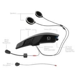Agv Bluetooth Intercom Ark (c) Black