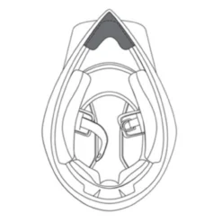 Agv Wind Protector Ax9 Grey/black