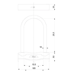 Arco Acciaio Viro 2r.arc.rig.l25,5x10,5 Bl