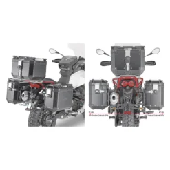 Attacco Portavaligie Laterale Moto Guzzi V85 Tt Givi Plor8203cam