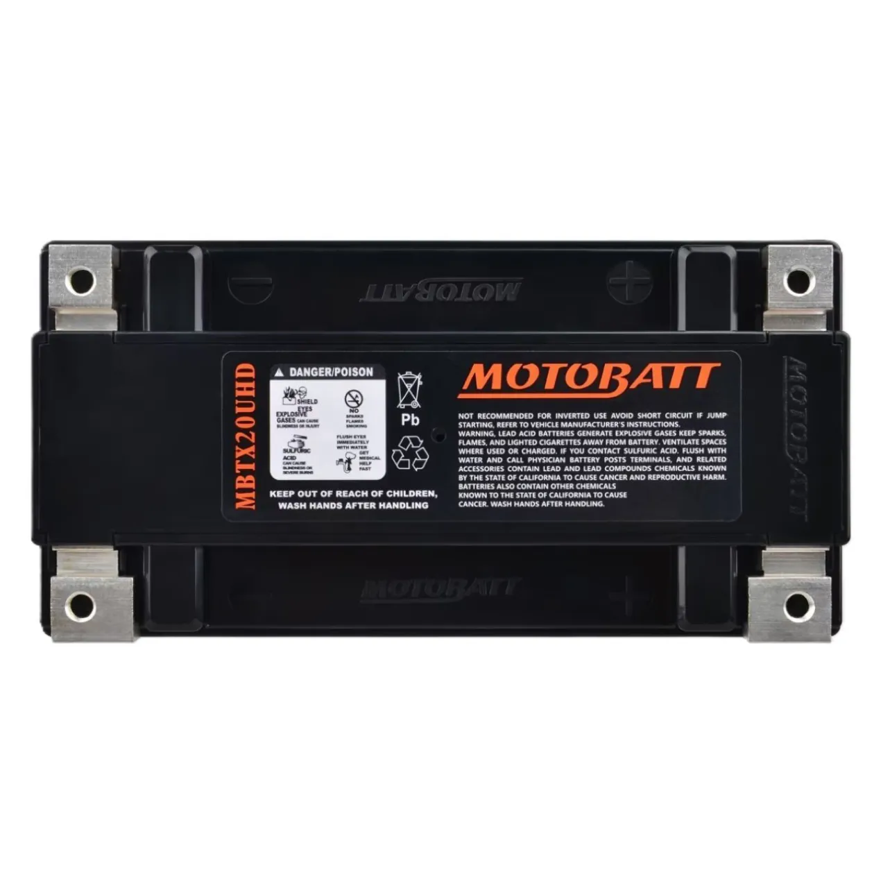 Batteria Agm Motobat 21 Ah Mbtx20uhd Potenziata Per Harley