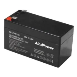 Batteria Al Piombo Ricaricabile AGM Per Servizi 12v 1,3ah
