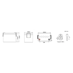 Batteria Al Piombo Ricaricabile AGM CICLICA Per Servizi 12v 80ah