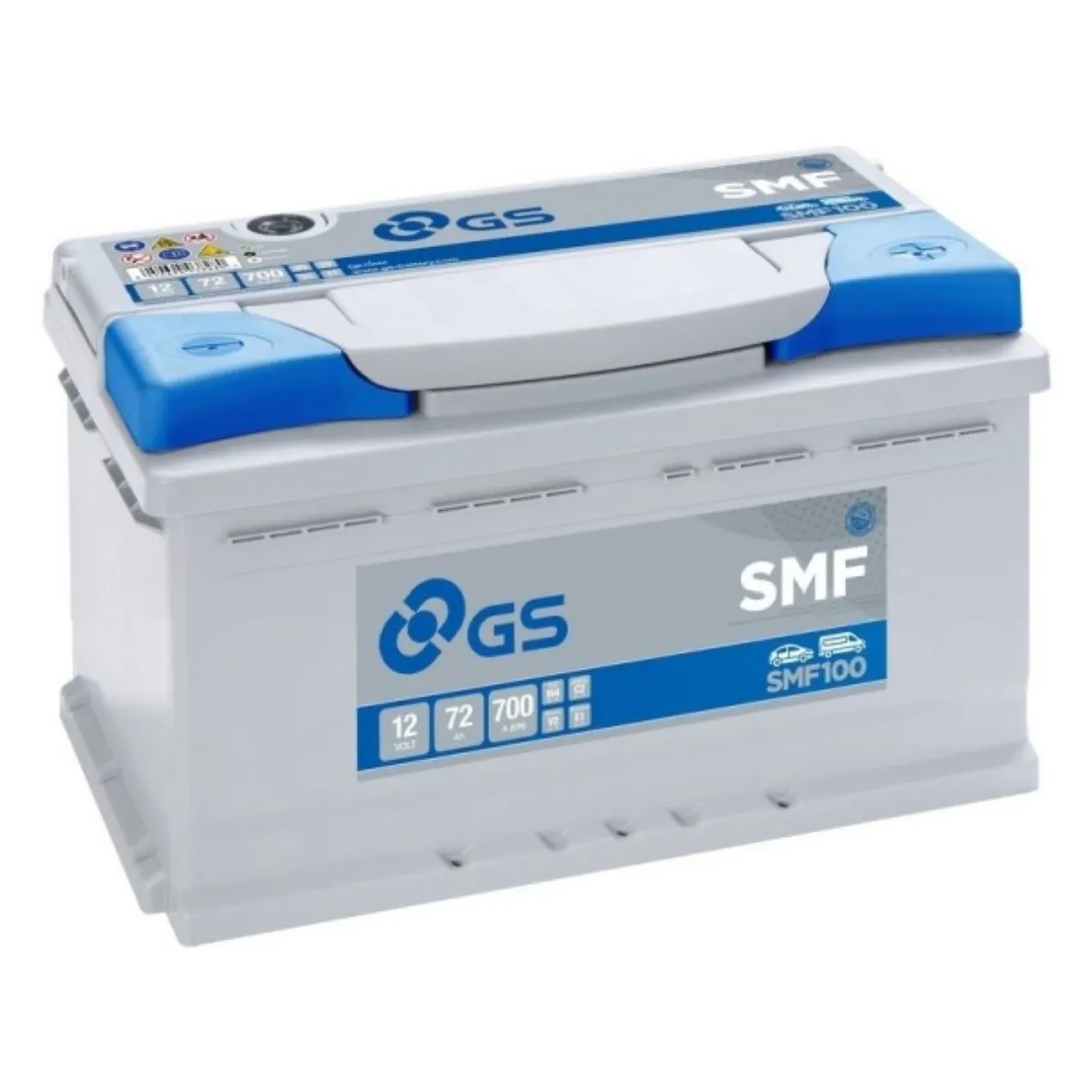 Batteria Auto Gs-yuasa SMF100 72 Ah. 700 A.