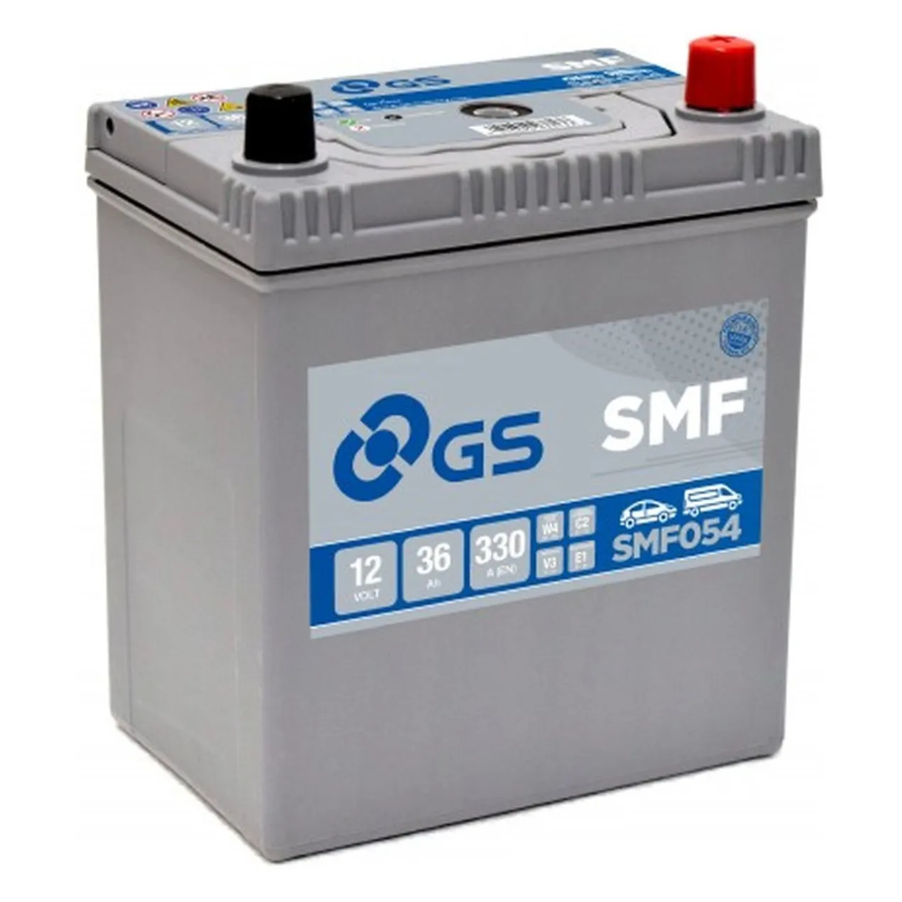 Batteria Auto Gs-yuasa SMF054 36 Ah. 330 A.