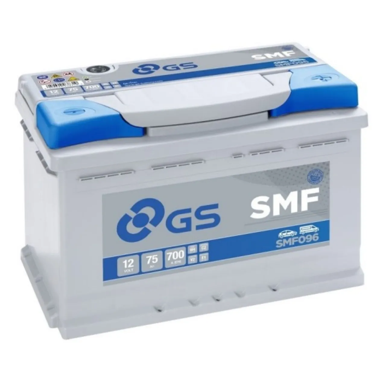 Batteria Auto Gs-yuasa SMF096 75 Ah. 700 A.