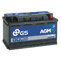 Batteria Auto Start & Stop Gs-yuasa AGM115 80 Ah. 800 A.