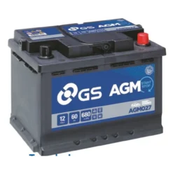 Batteria Auto Start & Stop Gs-yuasa AGM027 60 Ah. 640 A.