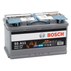 Batteria Bosch Agm S5 A11 12 V. 80 Ah. 800 A