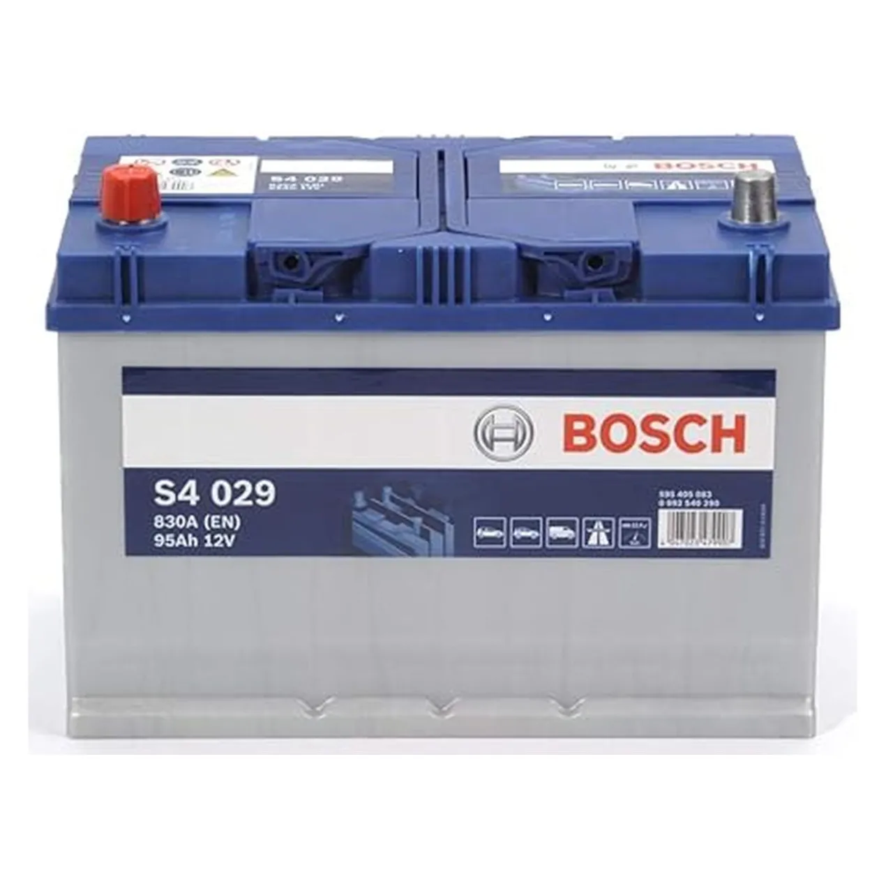 Batteria Bosch S4 029 12 V. 95 Ah. 830 A