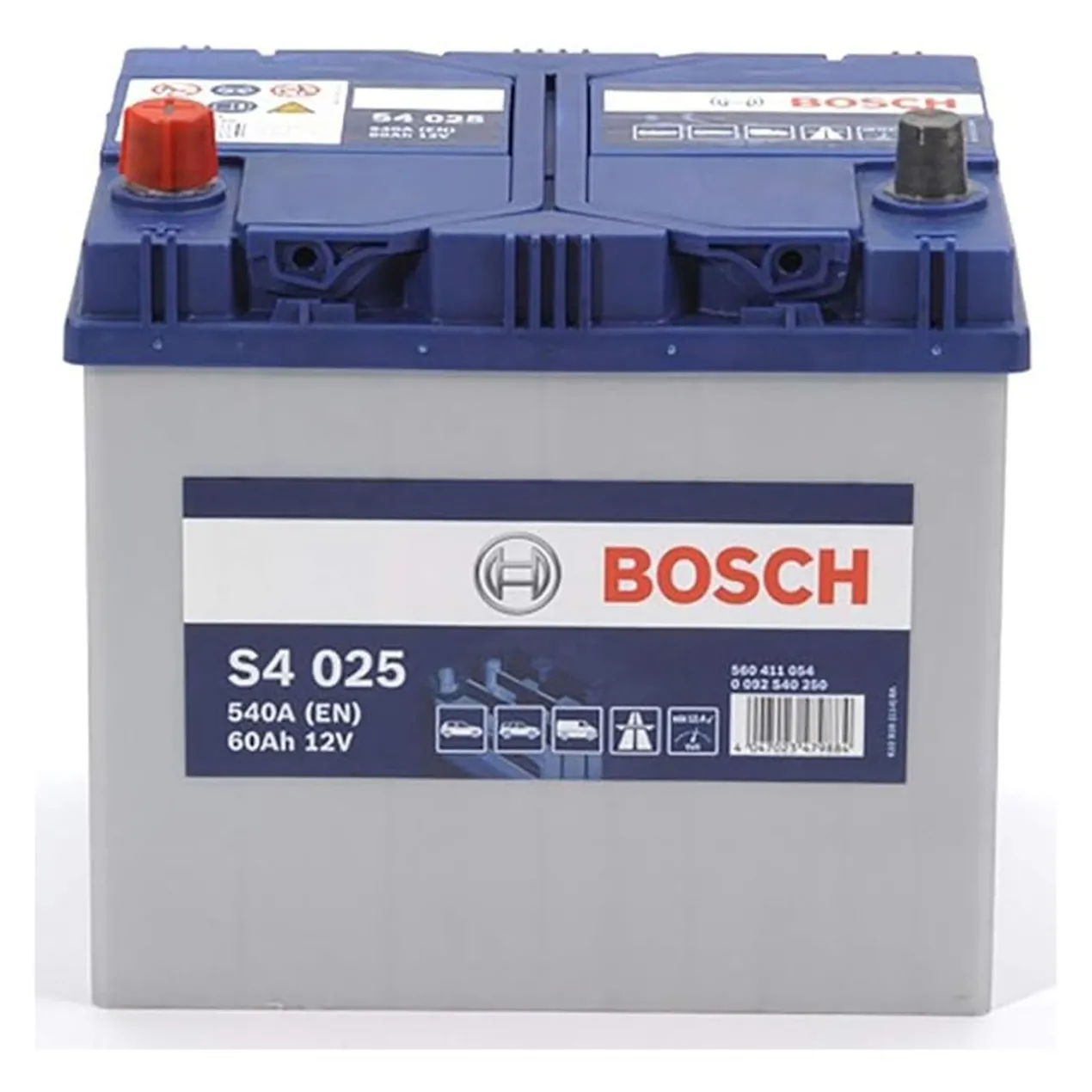 Batteria Bosch S4 025 12 V. 60 Ah. 540 A