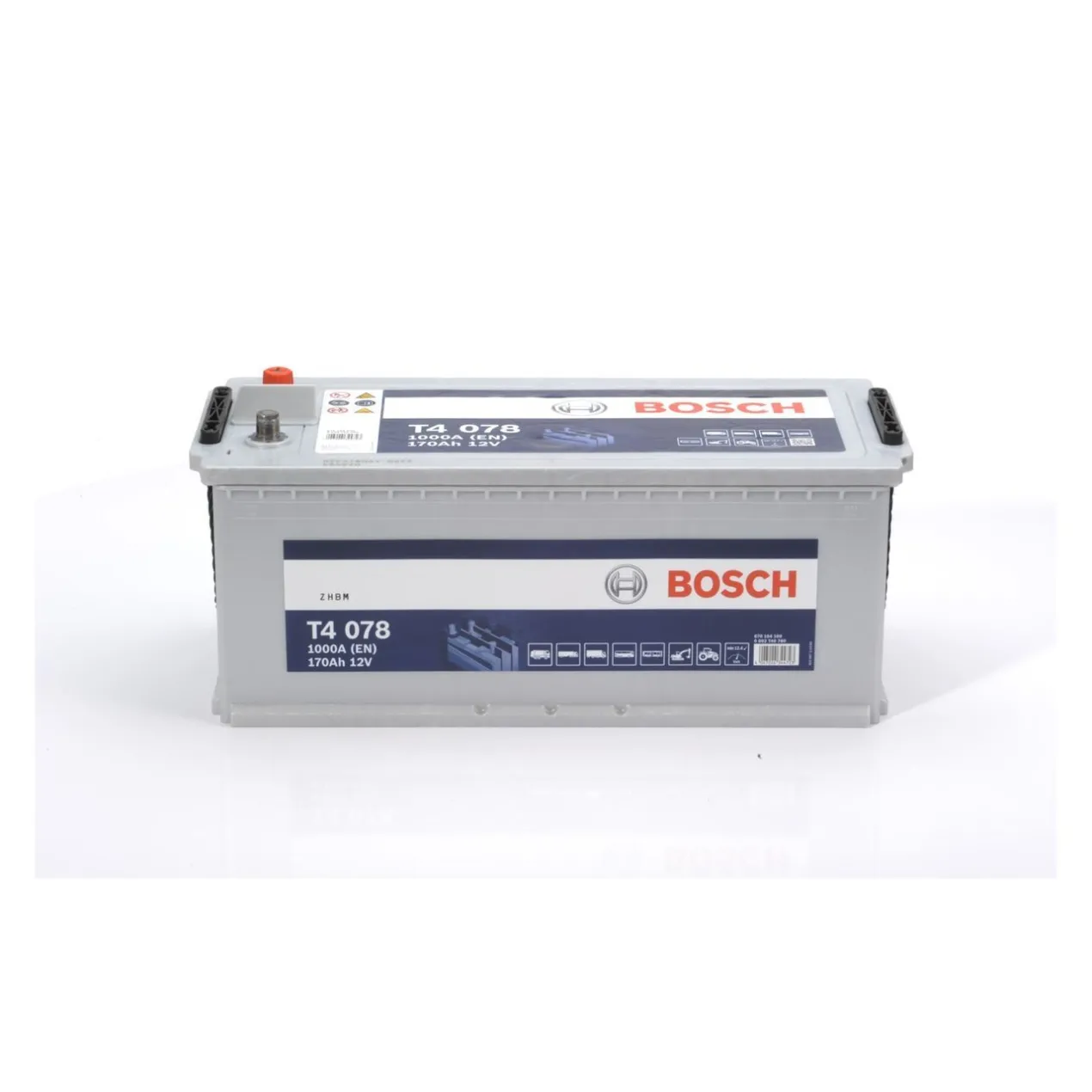Batteria Bosch T4 078 12 V. 170 Ah. 1000 A