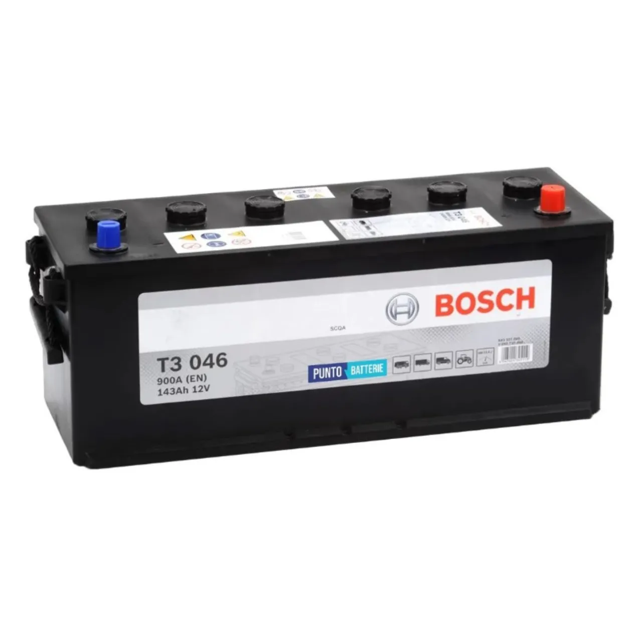 Batteria Bosch T3 046 12 V 143 Ah. 900 A.