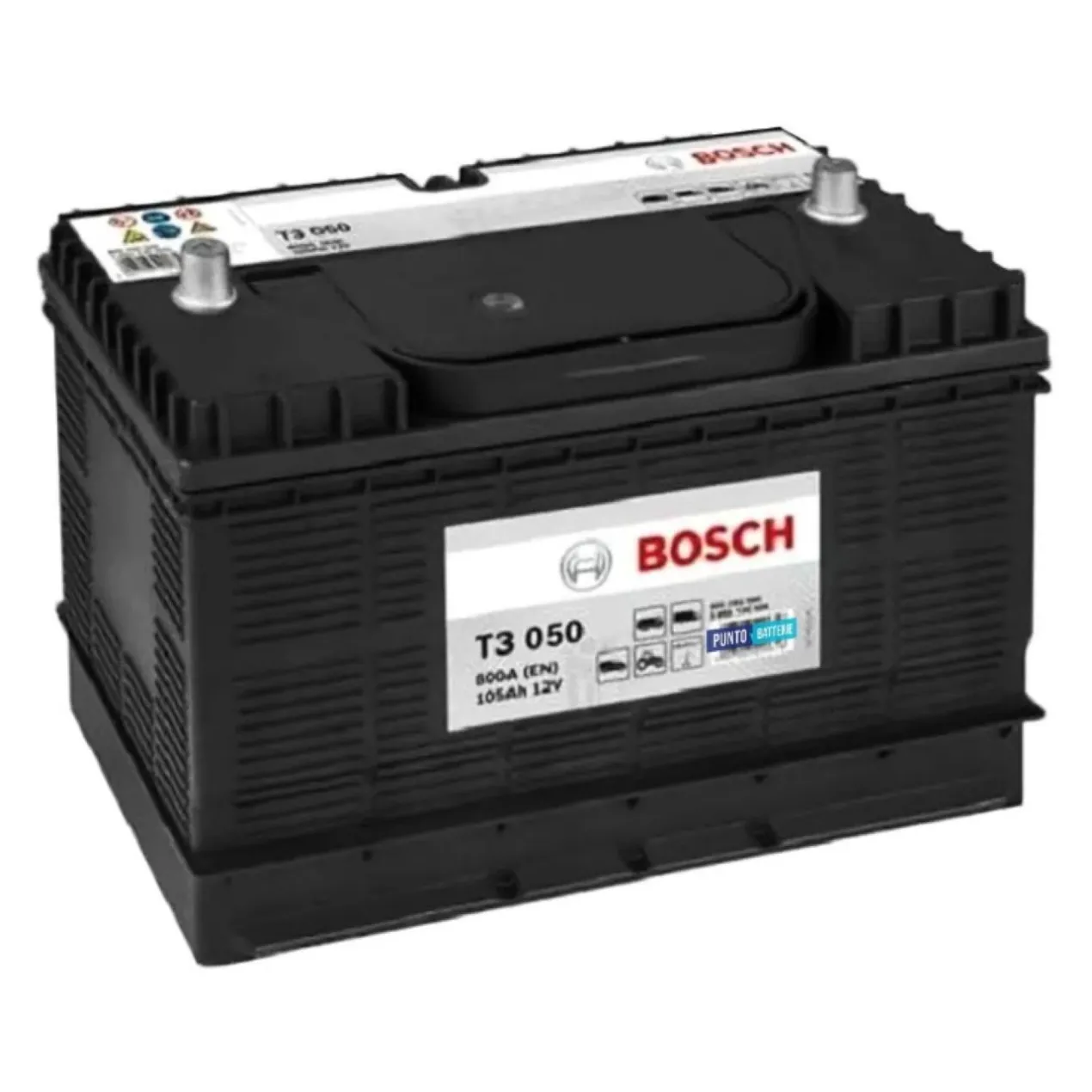 Batteria Bosch T3 050 12 V. 105 Ah. 800 A