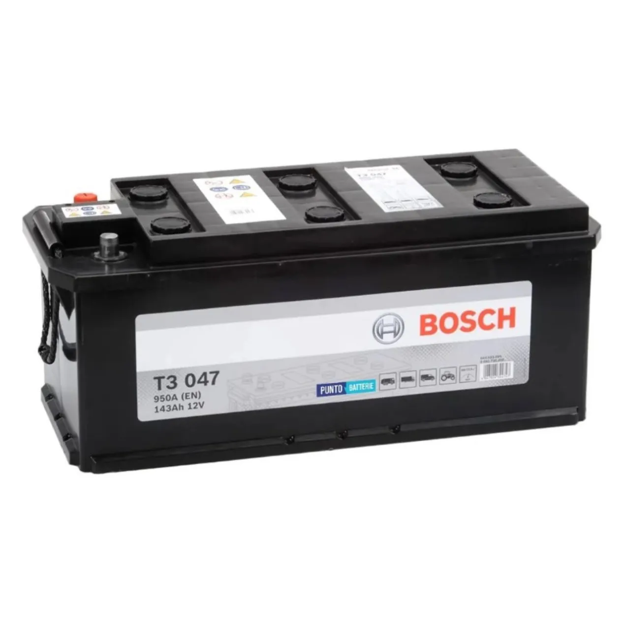 Batteria Bosch T3 047 12 V 143 Ah. 950 A.