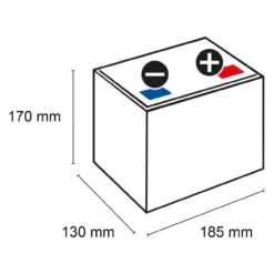 Batteria Exide 12v 30 Ah 300 A. Per Bmw
