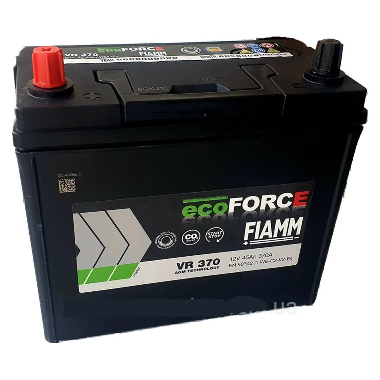 Batteria Fiamm 45 Ah. Ecoforce Agm Vr370
