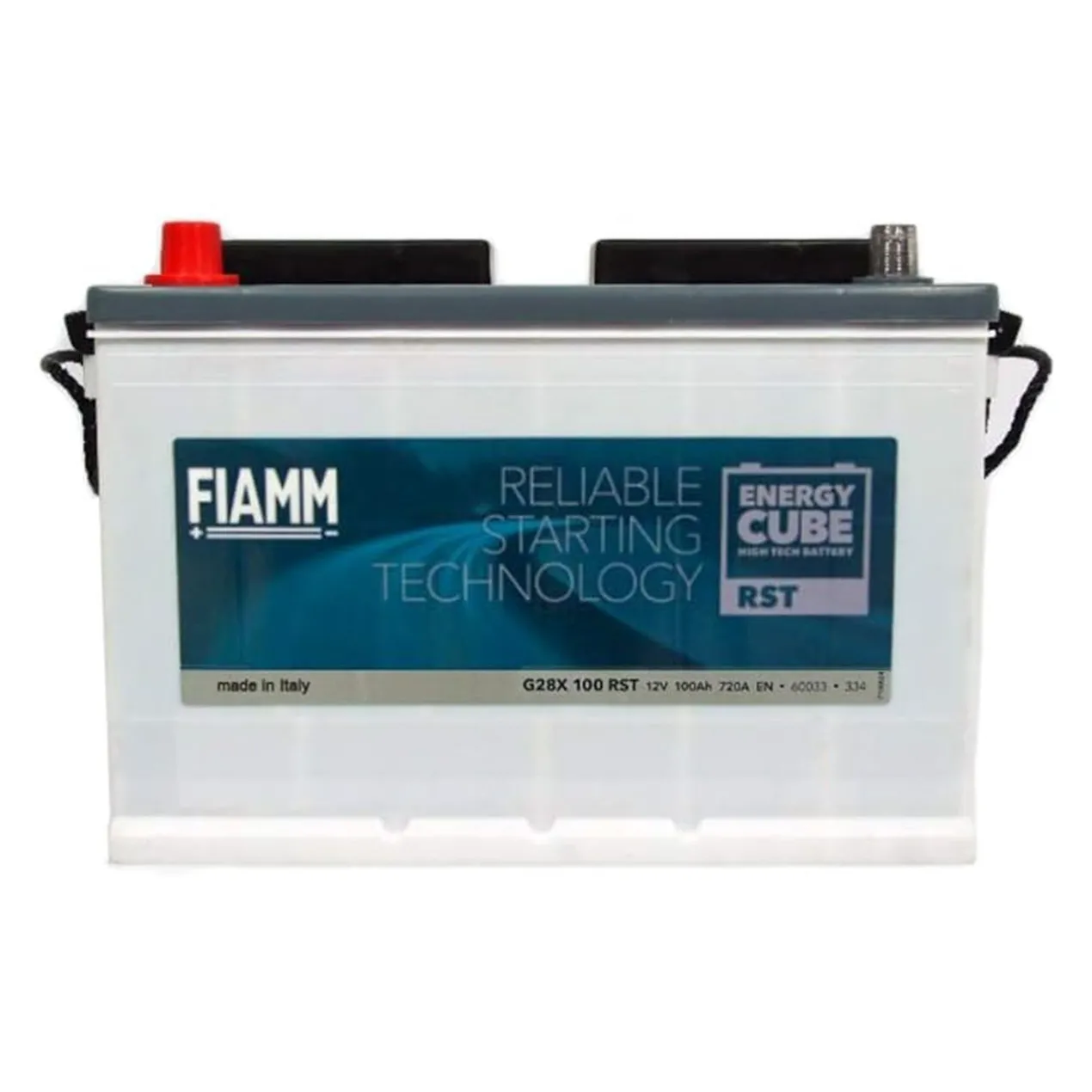 Batteria Fiamm 100 Ah. Powercube G28x 100 Rst