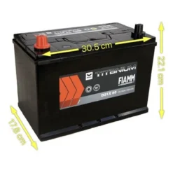 Batteria Fiamm 95 Ah. Titanium Black D31x 95