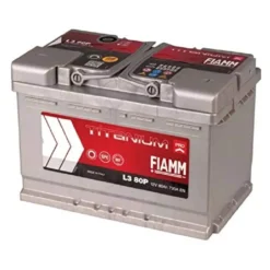 Batteria Fiamm 80 Ah. Titanium Pro L3 80p