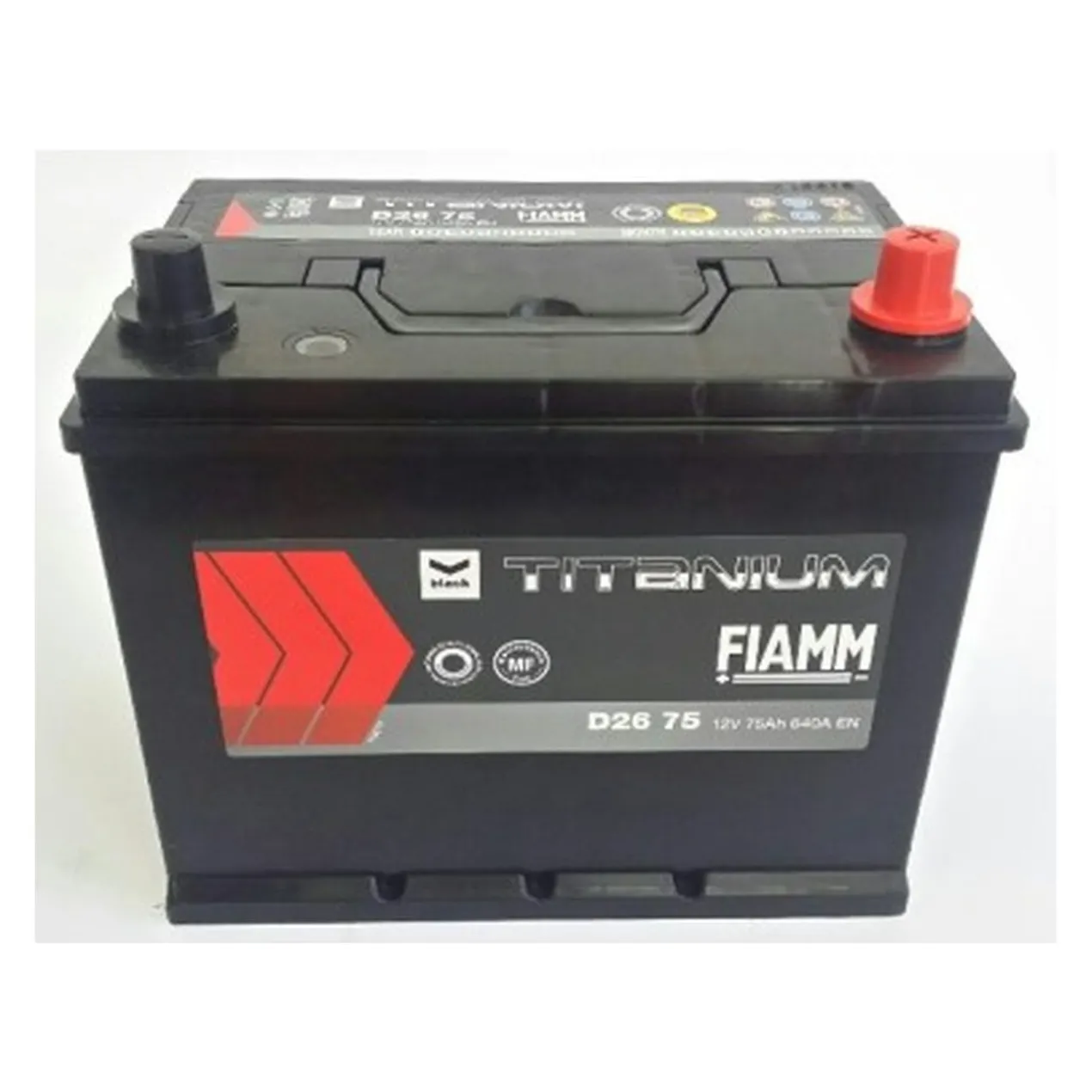 Batteria Fiamm 75 Ah. Titanium Black D26 75