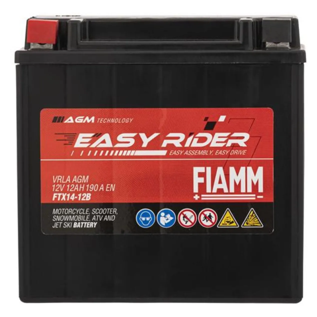 Batteria Fiamm Agm Ftx14-12b - Ytx14-bs 12v. 12 Ah.
