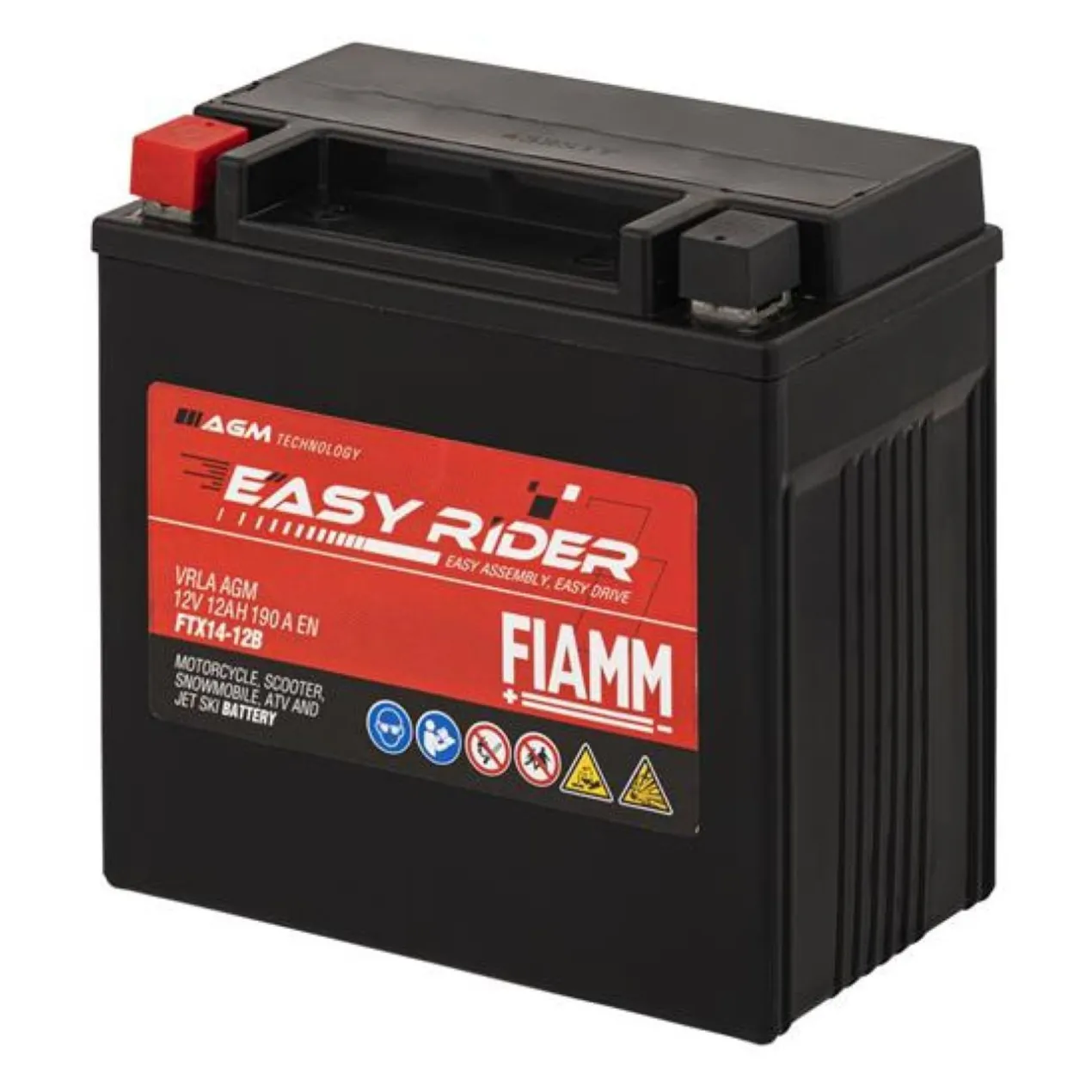 Batteria Fiamm Agm Ftx14-12b - Ytx14-bs 12v. 12 Ah.