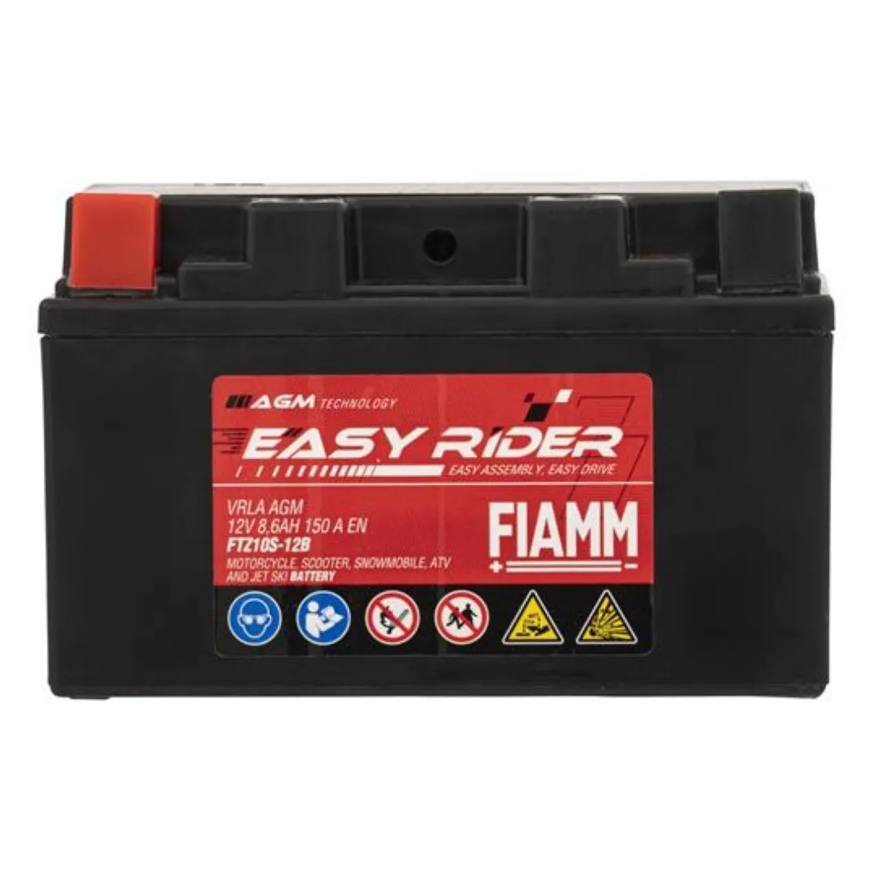Batteria Fiamm Agm Ftz10s-12b - Ytz10s 12v. 8.6 Ah.