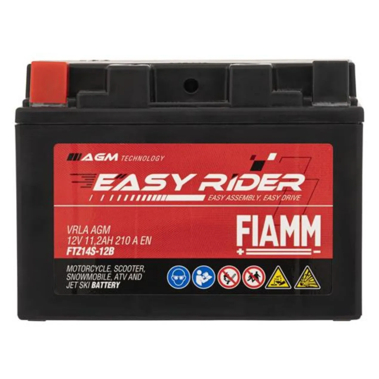 Batteria Fiamm Agm Ftz14s-12b - Ytz14s 12v. 11.2 Ah.