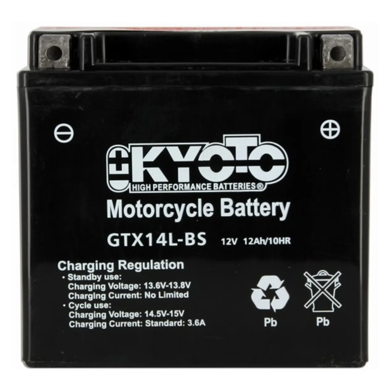 Batteria Moto Kyoto Ytx14l-bs - Pronta All'uso