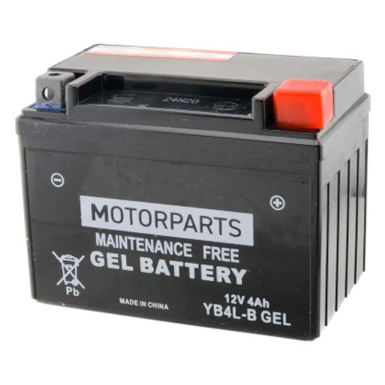 Batteria Motorparts Yb4l-b Al Gel Senza Manutenzione - Pronta All´uso