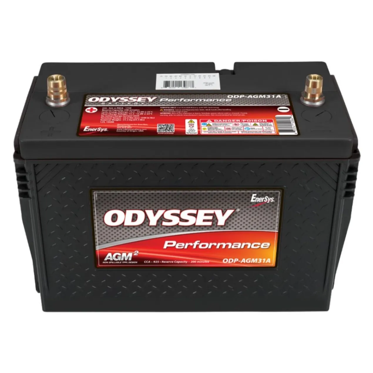 Batteria Odyssey Odp-agm31a (ex 31-925t) Agm Performace Auto 100 Ah.