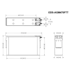 Batteria Odyssey Ods-agm470ftt (ex Pc1800-ft) Agm Nautica E Diporto 214