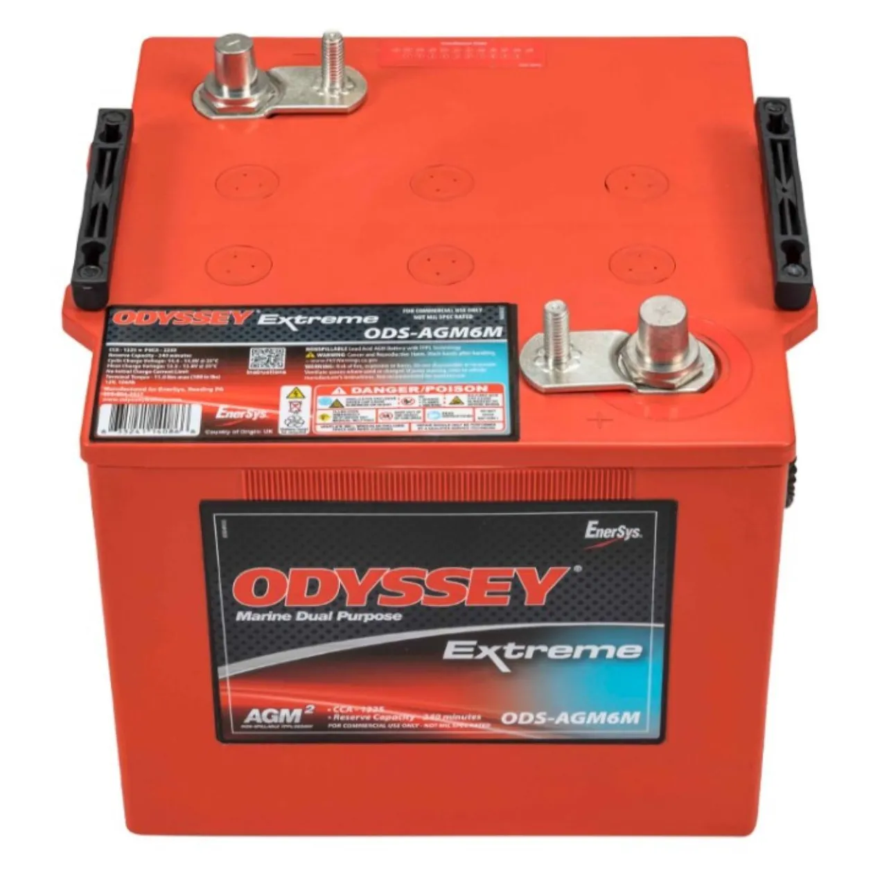 Batteria Odyssey Ods-agm6m (ex Pc2250) Agm Extreme Series 126 Ah.