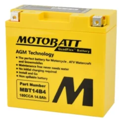 Batteria Potenziata Agm Motobatt 13 Ah Mbt14b4