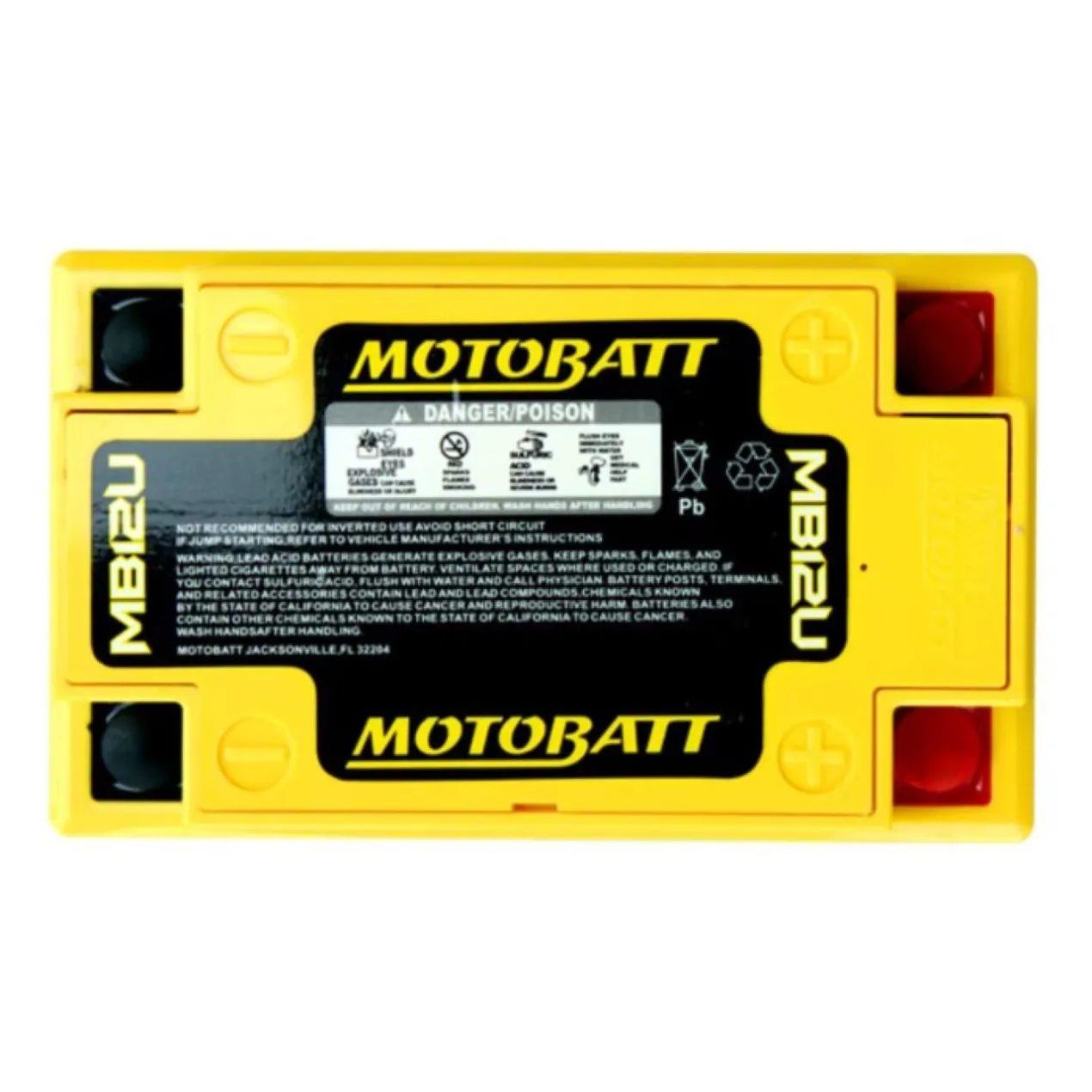 Batteria Potenziata Agm Motobatt 15 Ah Mb12u