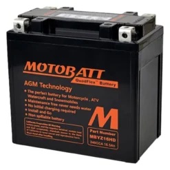 Batteria Potenziata Agm Motobatt 16,5 Ah Mbyz16hd