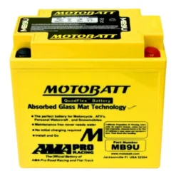 Batteria Potenziata Agm Motobatt 11 Ah Mb9u