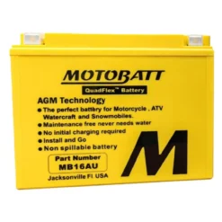 Batteria Potenziata Agm Motobatt 20,5 Ah Mb16au