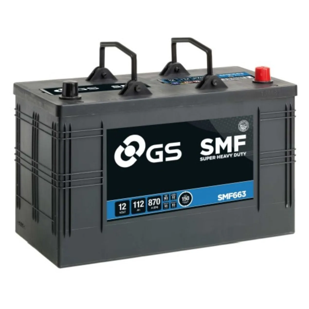 Batteria Truk Gs-yuasa SMF663 112 Ah. 870 A.