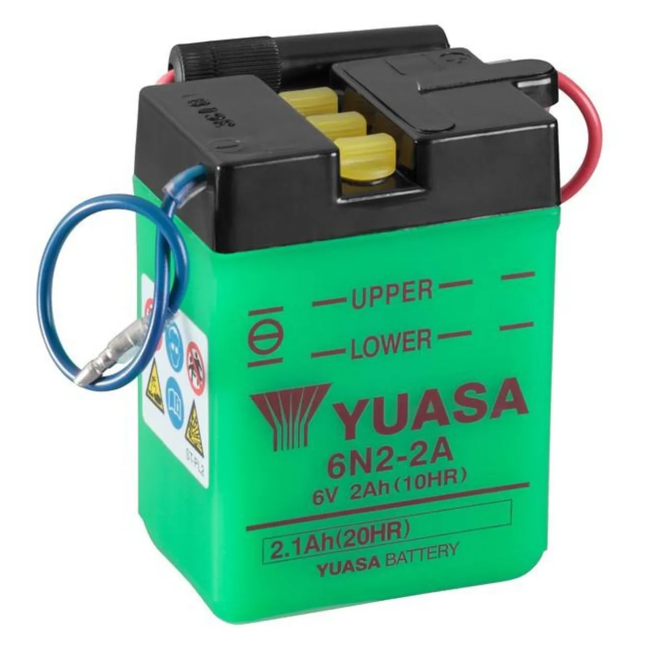 Batteria Yuasa 6n2-2a 6v. / 2.1 Ah.
