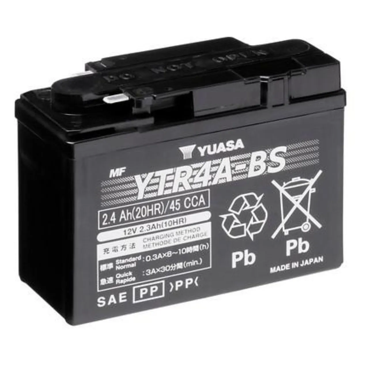Batteria Yuasa Ytr4a-bs - Pronta All'uso