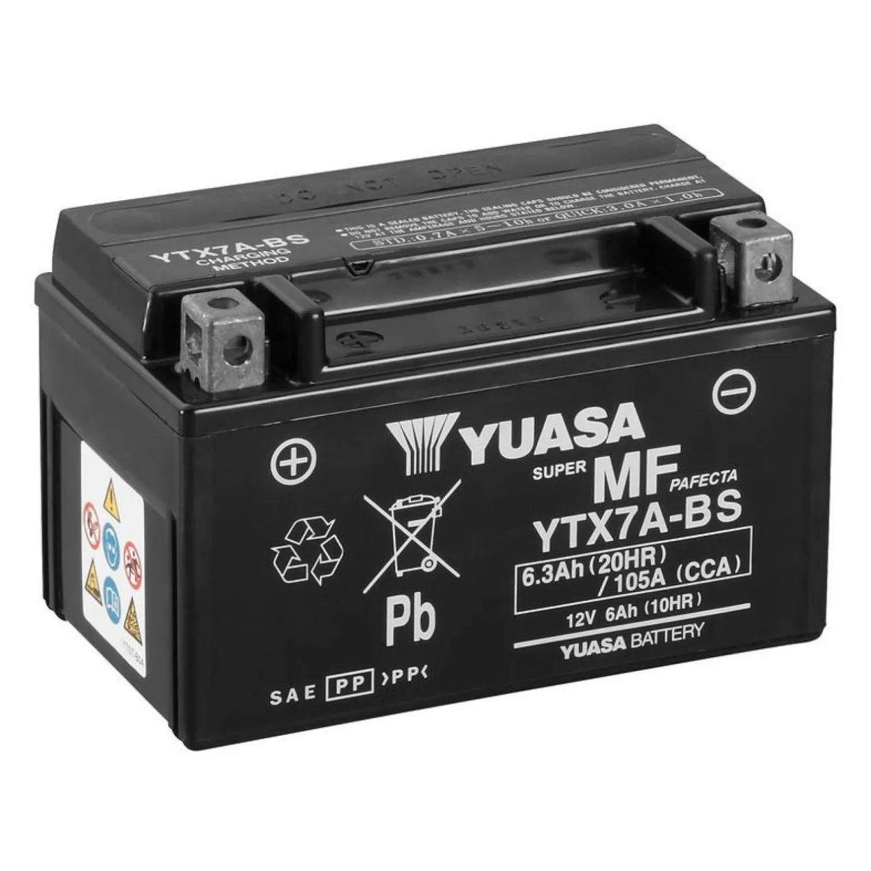Batteria Yuasa Ytx7a-bs - Pronta All'uso