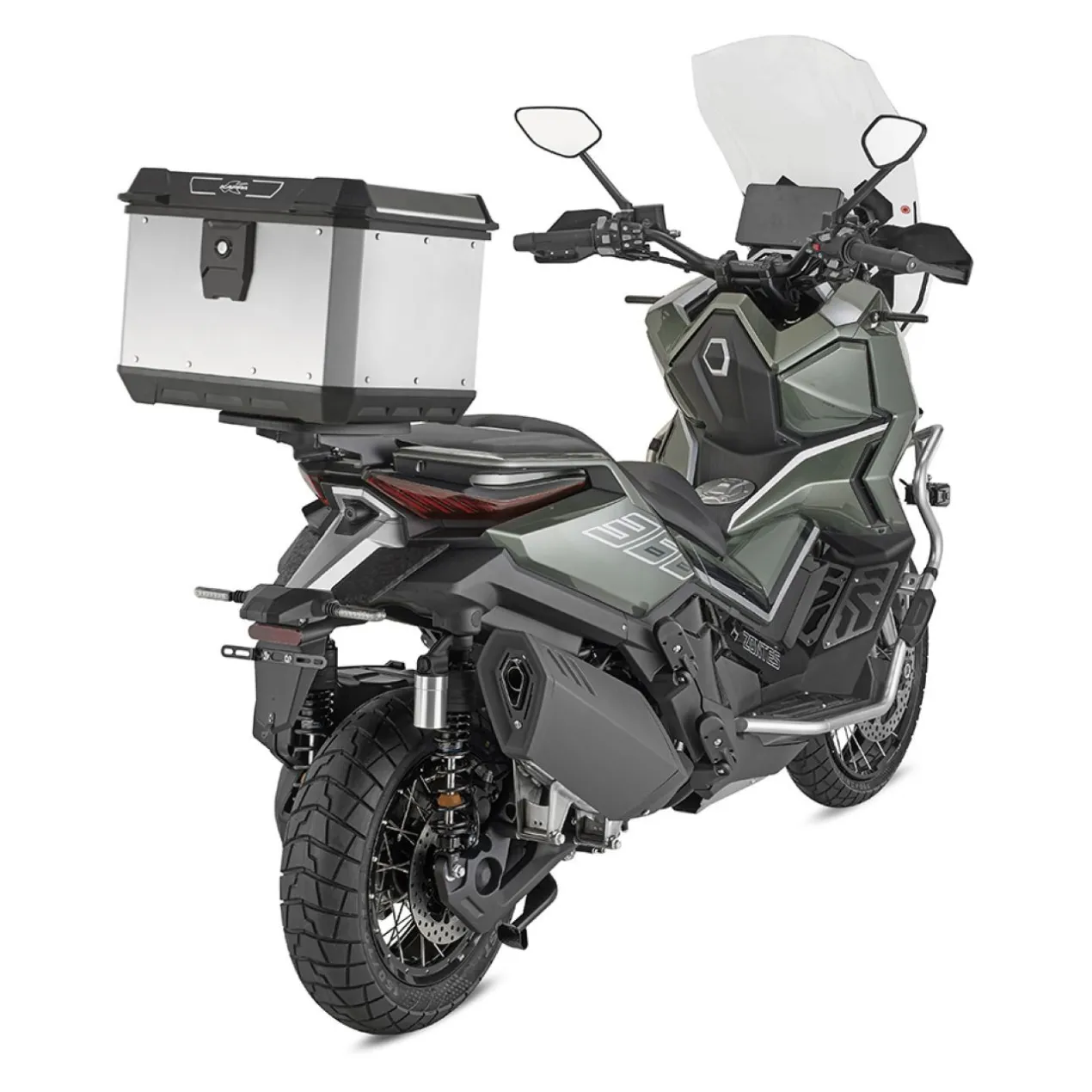 Bauletto Monolock Kappa Kmx500a 50lt Alluminio Nat.