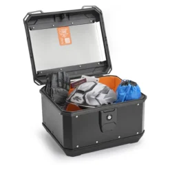 Bauletto Monolock Kappa Kmx400b 40lt Alluminio Nero