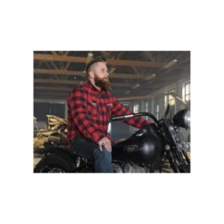 Camicia Tecnica Con Kevlar Rusty Pistons Bixby Rosso Fant