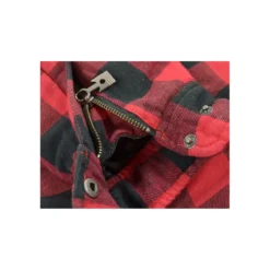 Camicia Tecnica Con Kevlar Rusty Pistons Bixby Rosso Fant