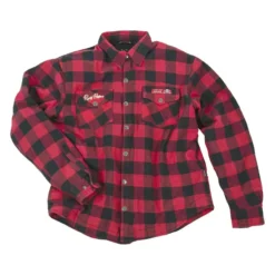 Camicia Tecnica Con Kevlar Rusty Pistons Bixby Rosso Fant